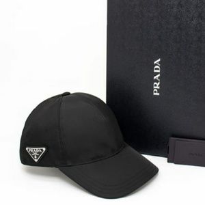 PRADA BOSCO NYLON BASEBALL CAP
